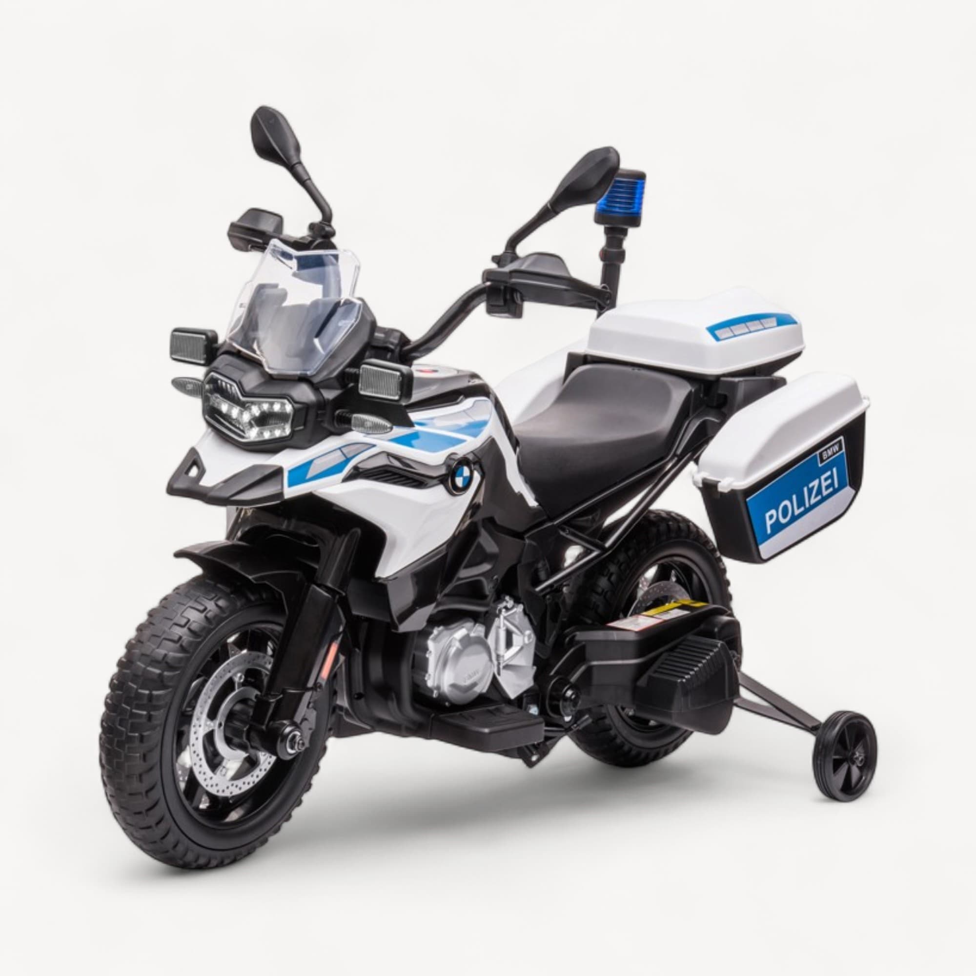BMW F850 GS Policijski — dečiji motor na akumulator