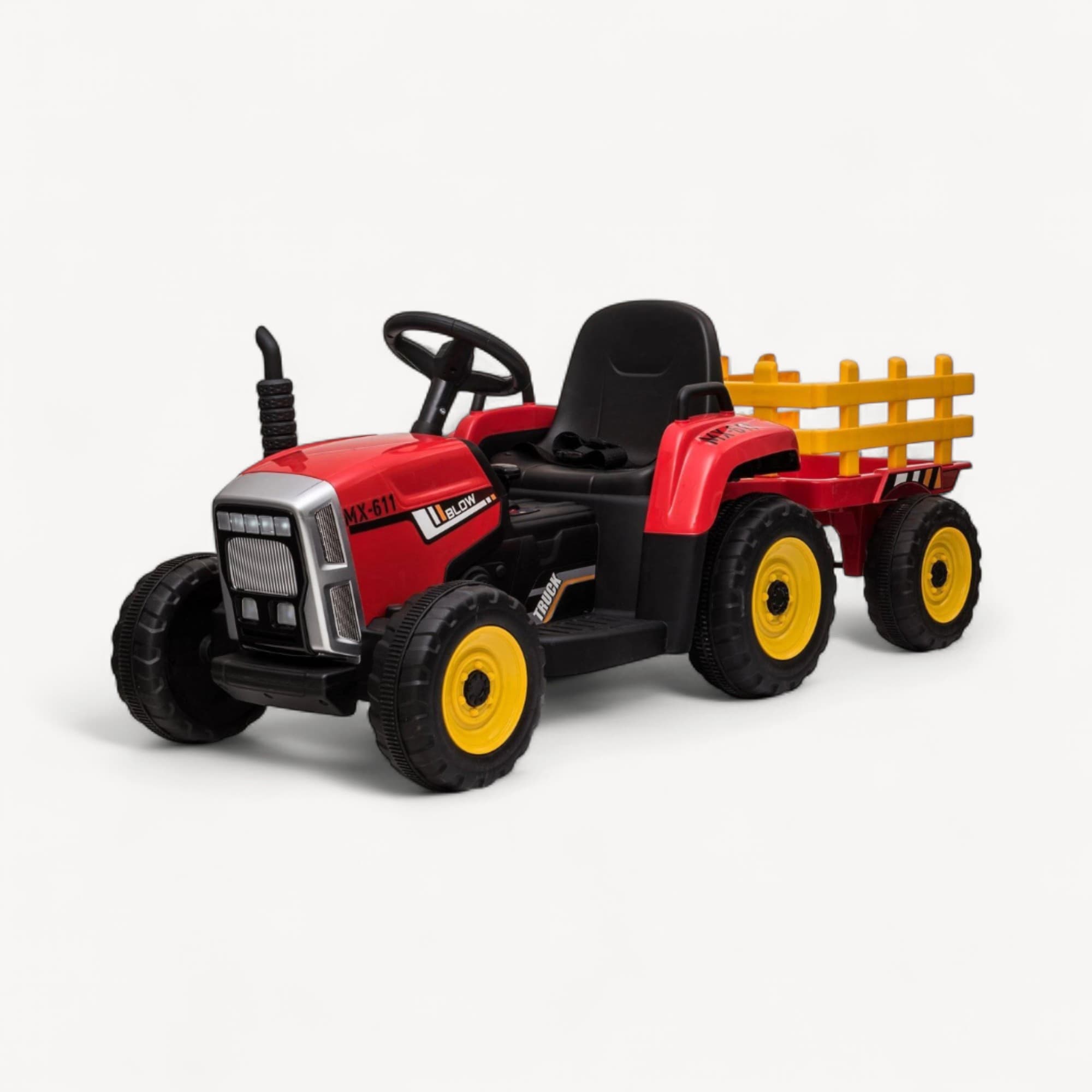Dečiji traktor na akumulator sa prikolicom
