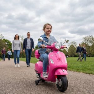 143 Vespa motor za decu Roze - Slika 3