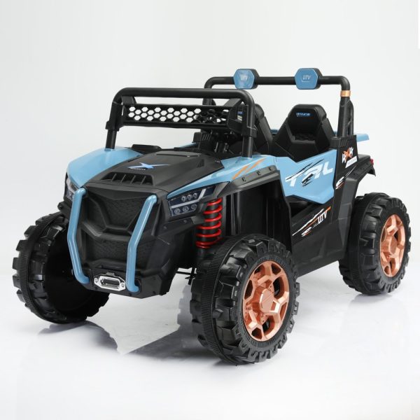 aristom-2217-plava Dečiji električni UTV 4x4 sa 4 motora – plava verzija, dvosed, model 2217