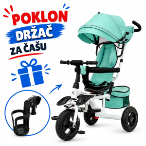 419 Playtime deciji tricikl sa tendom Big mint (Poklon drzac za casu) - Slika 1